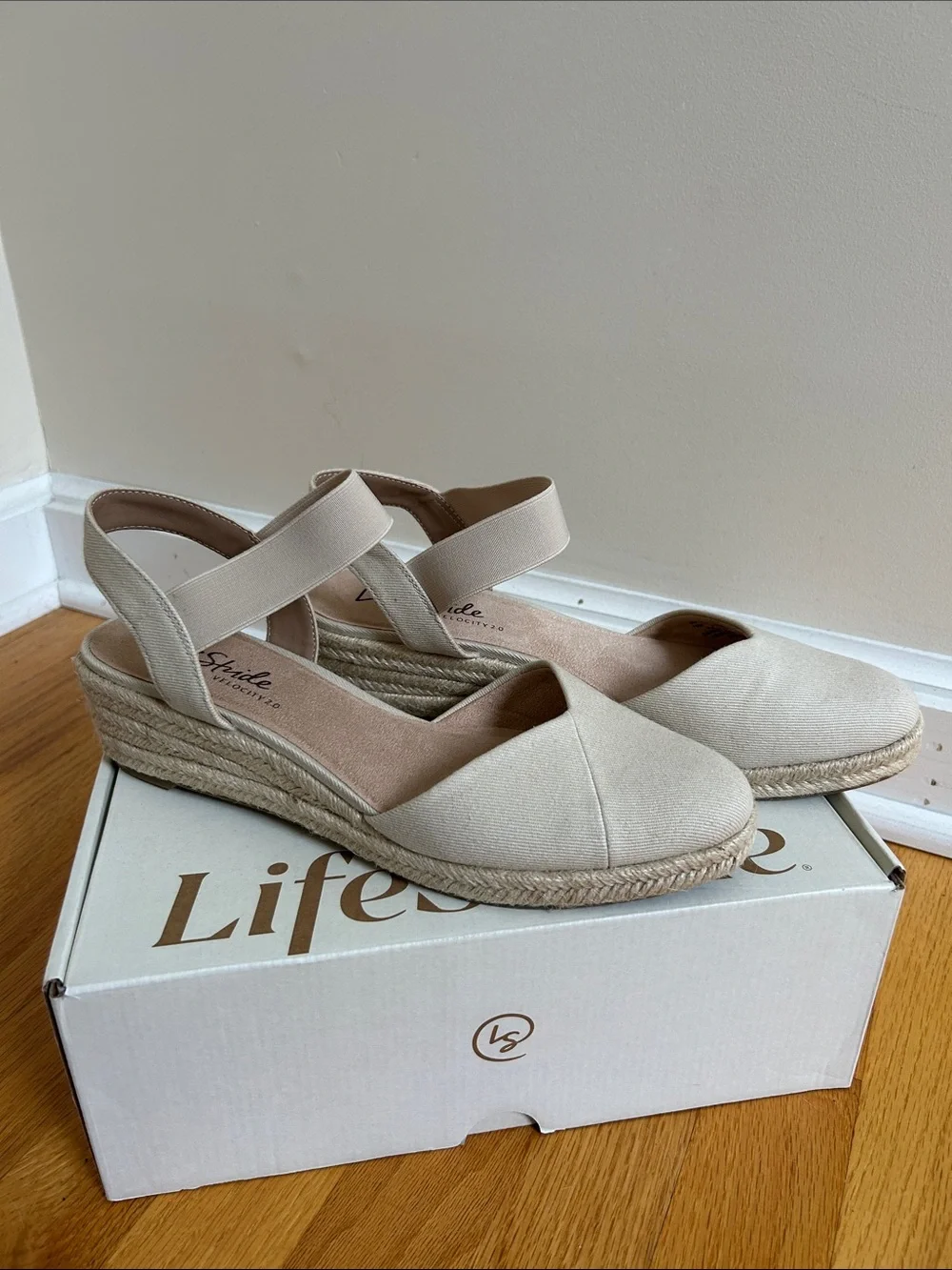 Life Stride Espadrille Wedge Sandals
